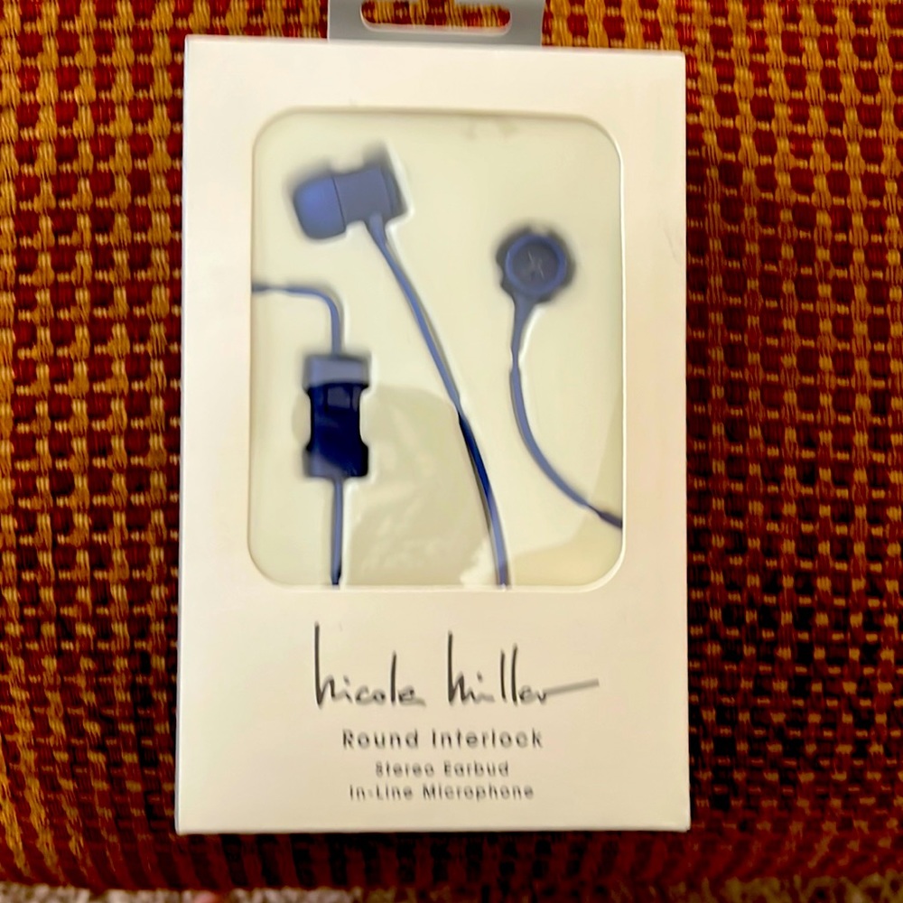 Nicole Miller earbuds.